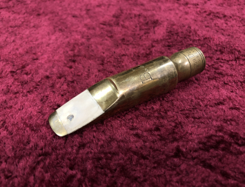 Vintage Bobby Dukoff Hollywood Metal Tenor Sax Mouthpiece, Serial #D75